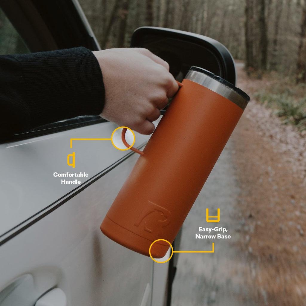 20oz Stainless Steel Insulated Travel Mug with Lid and Handle M36057