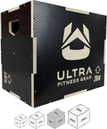 Wooden Plyo Box, 16/14/12 Anti-Slip P435