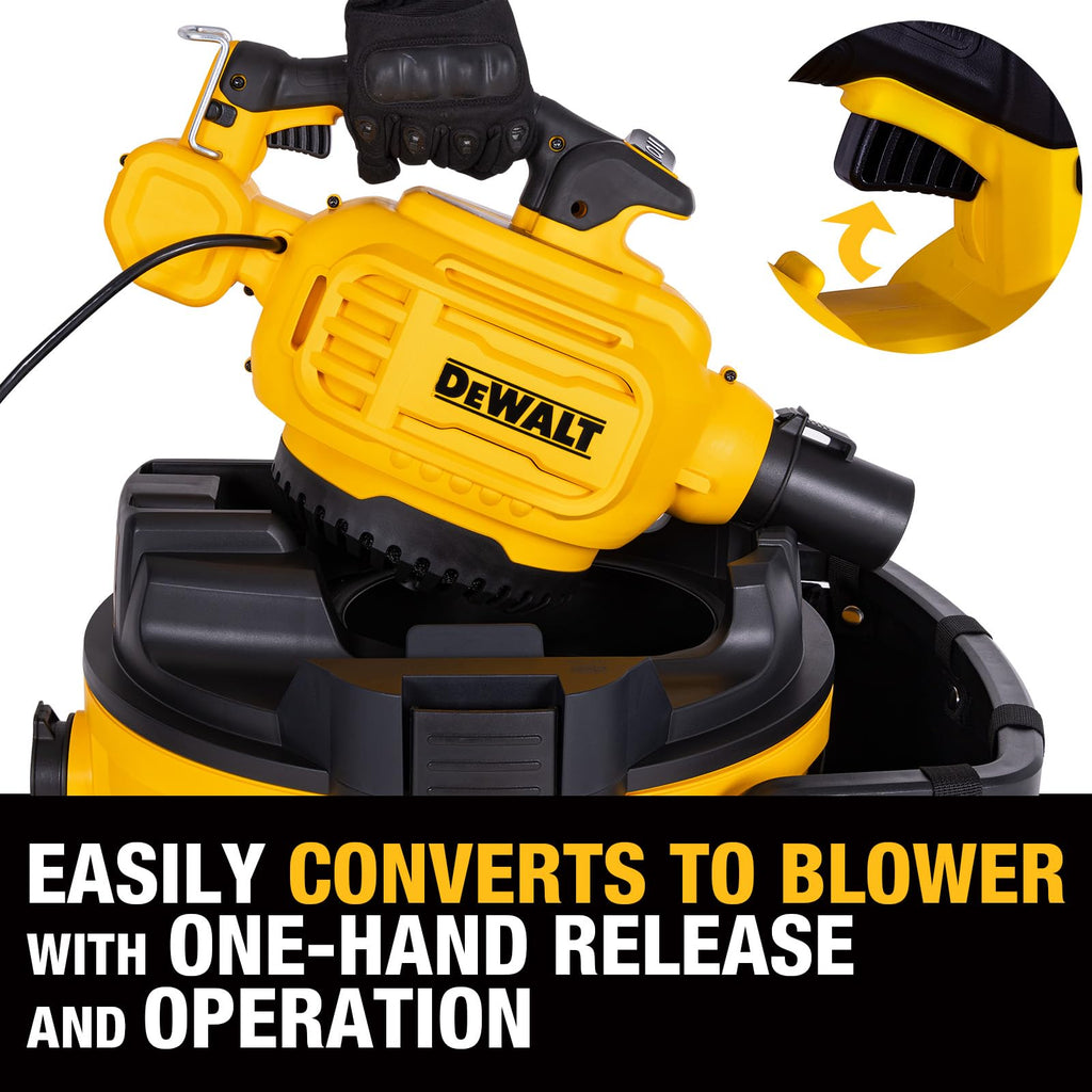 Shop Vacuum Wet and Dry 9 Gallon 5 HP with Detachable Blower P24558