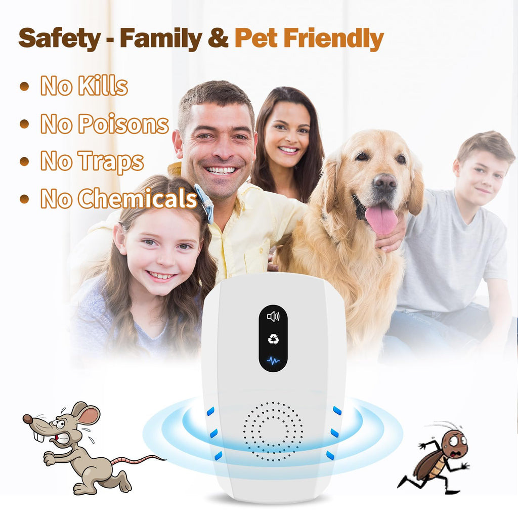 Ultrasonic Indoor Pest Repeller 6 Pack G70330