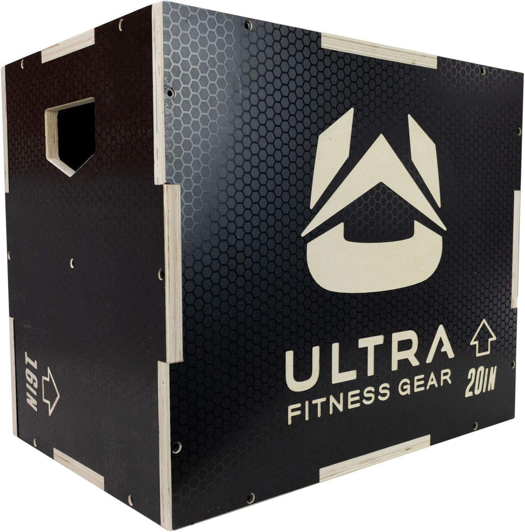 Wooden Plyo Box, 16/14/12 Anti-Slip P435