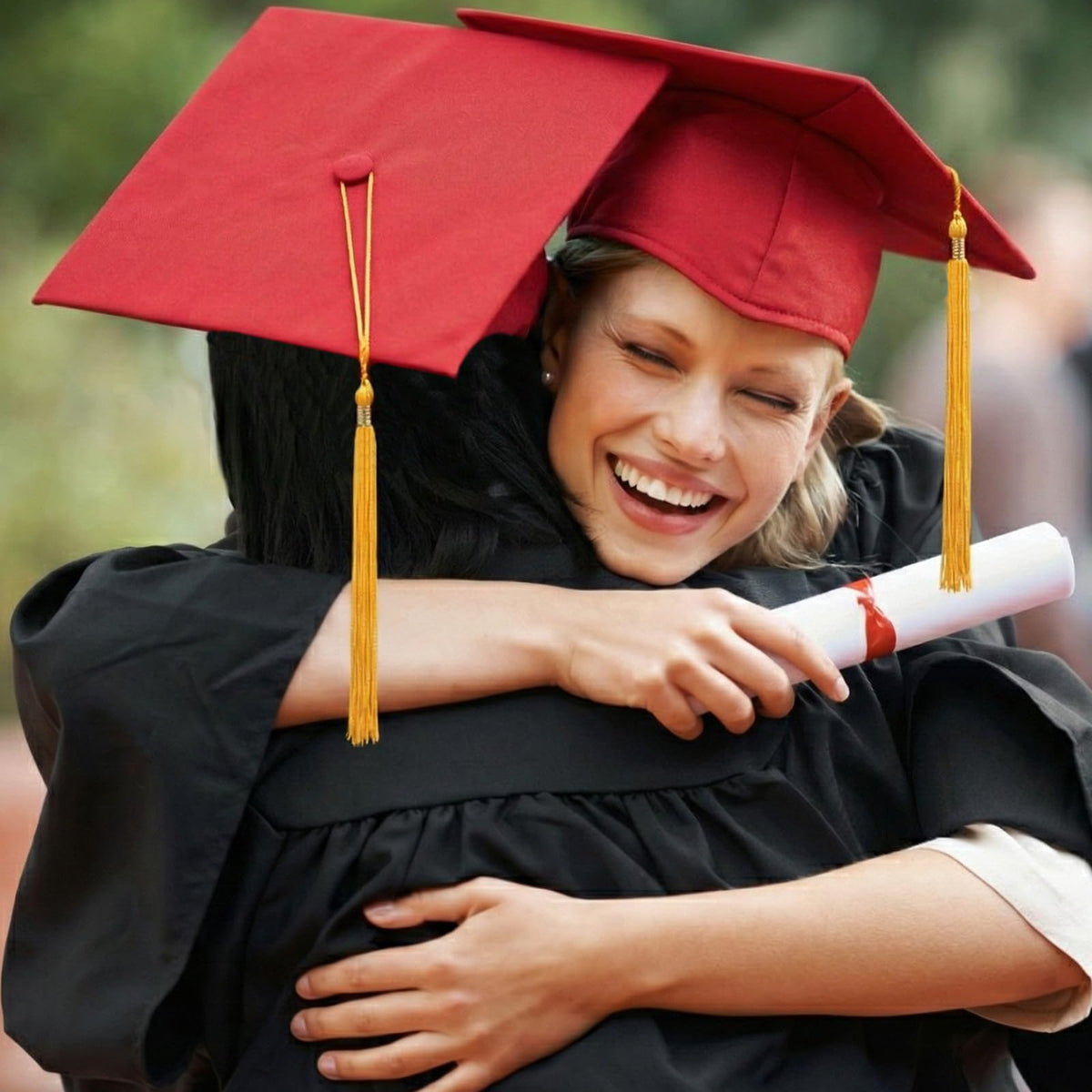 Graduation Cap with Tassel Adjustable Adult Graduation Hat X6655