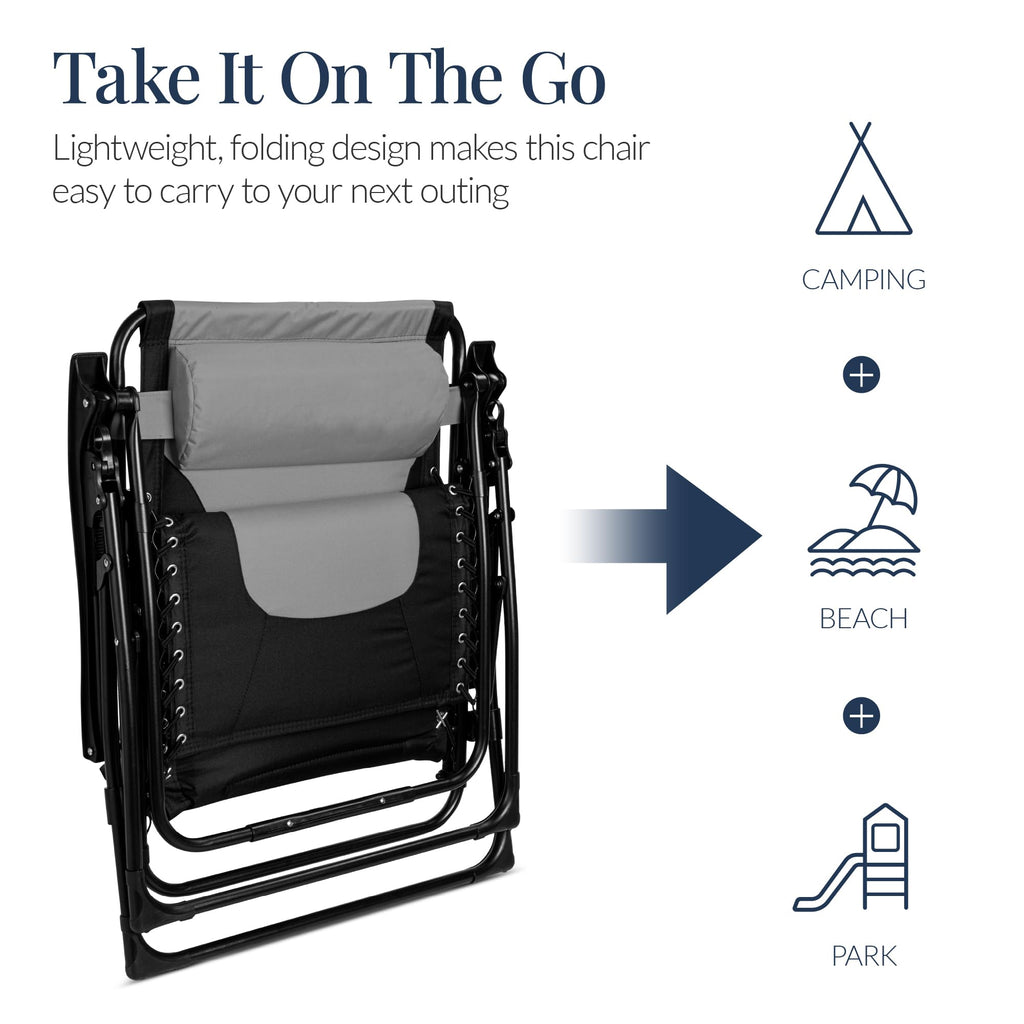Oversized Padded Zero Gravity Chair Recliner X72701