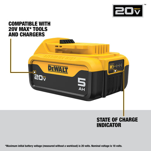 20V MAX Lithium Ion 5.0Ah Battery D8211