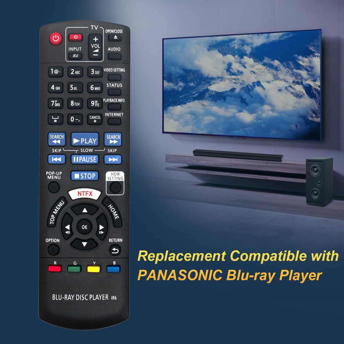 Replacement Remote Control M8140