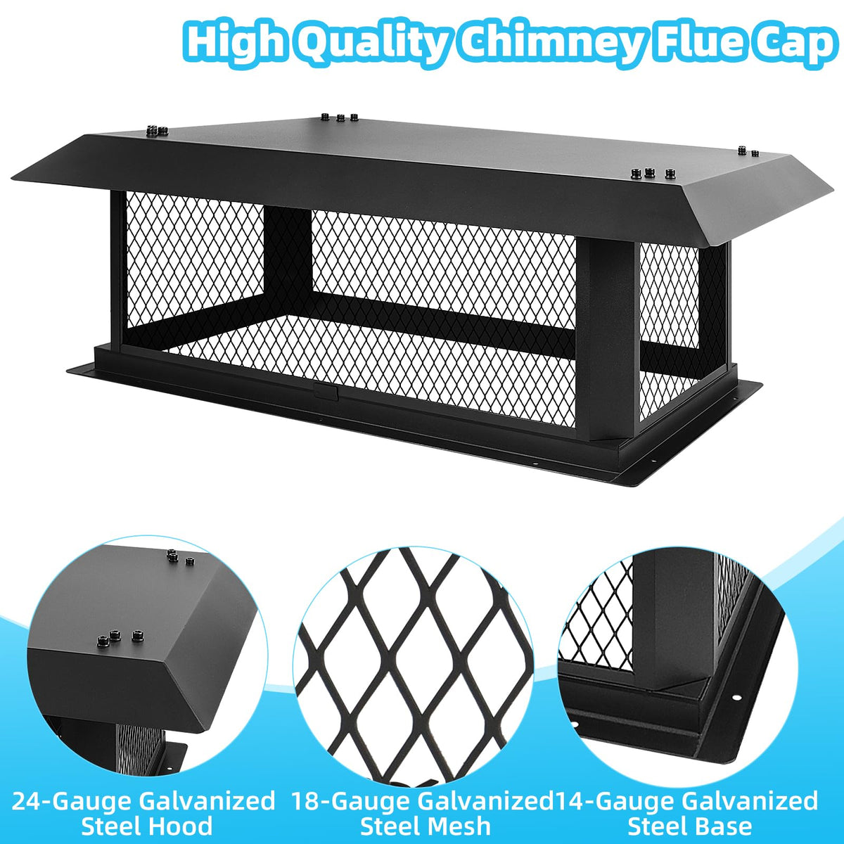 17" x 41" Chimney Cap M95061