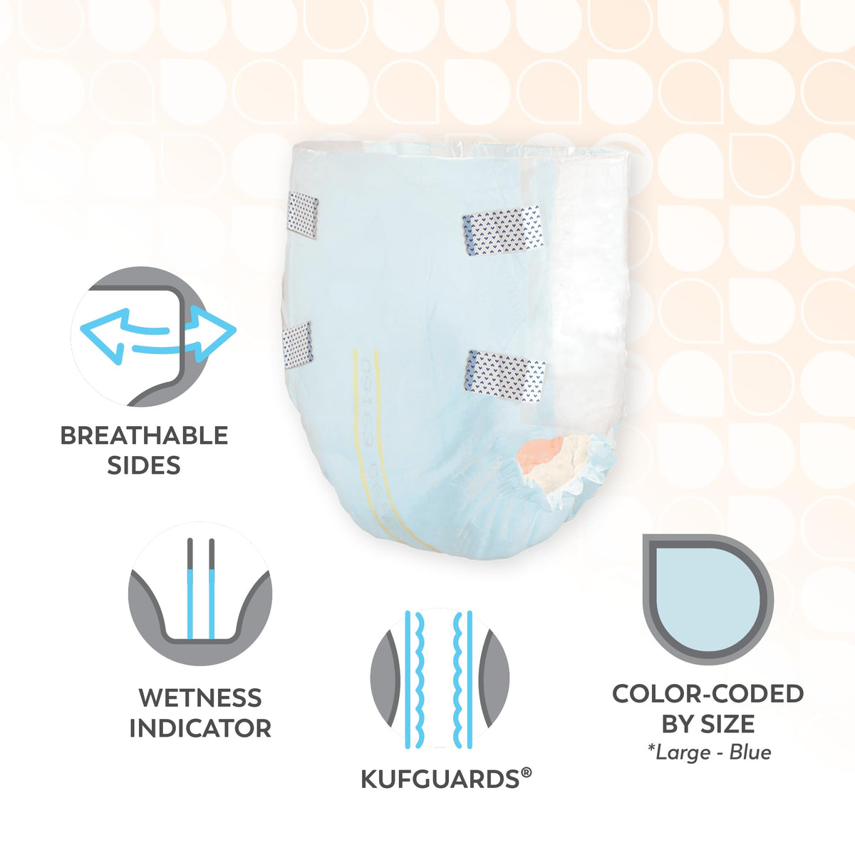 Large Briefs Trial Bundle, 12ct Bags L5431