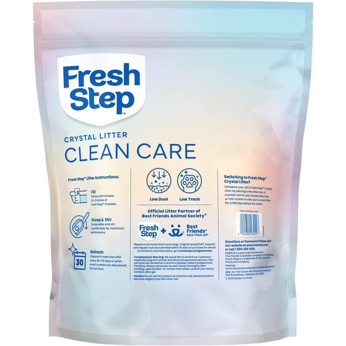8 lb. 2 Pk Crystal Cat Litter W87991