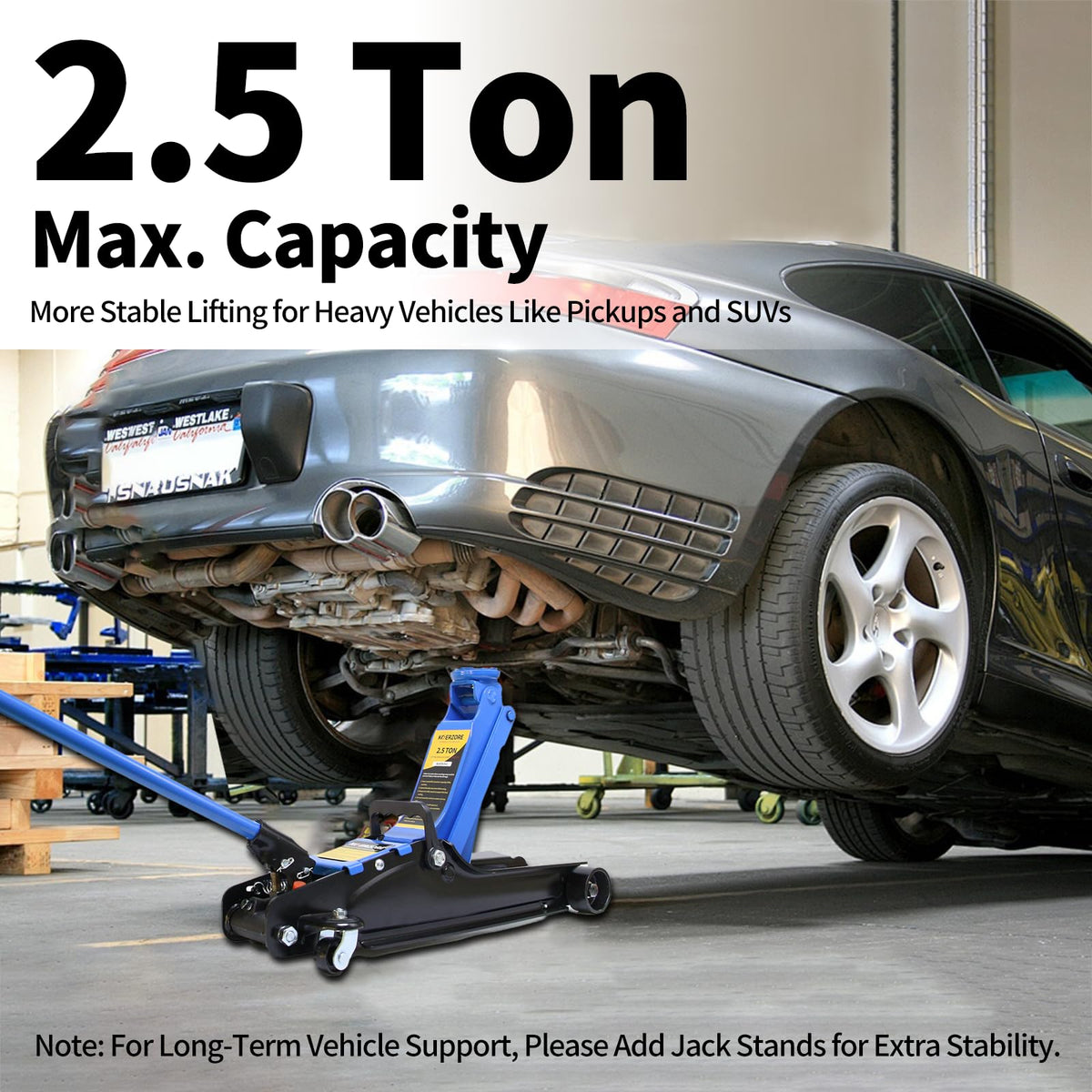 2.5 Ton Low Profile Hydraulic Floor Jack T862087