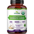 USDA Organic Odorless Garlic 20:1 Extract 100 Capsules V966996