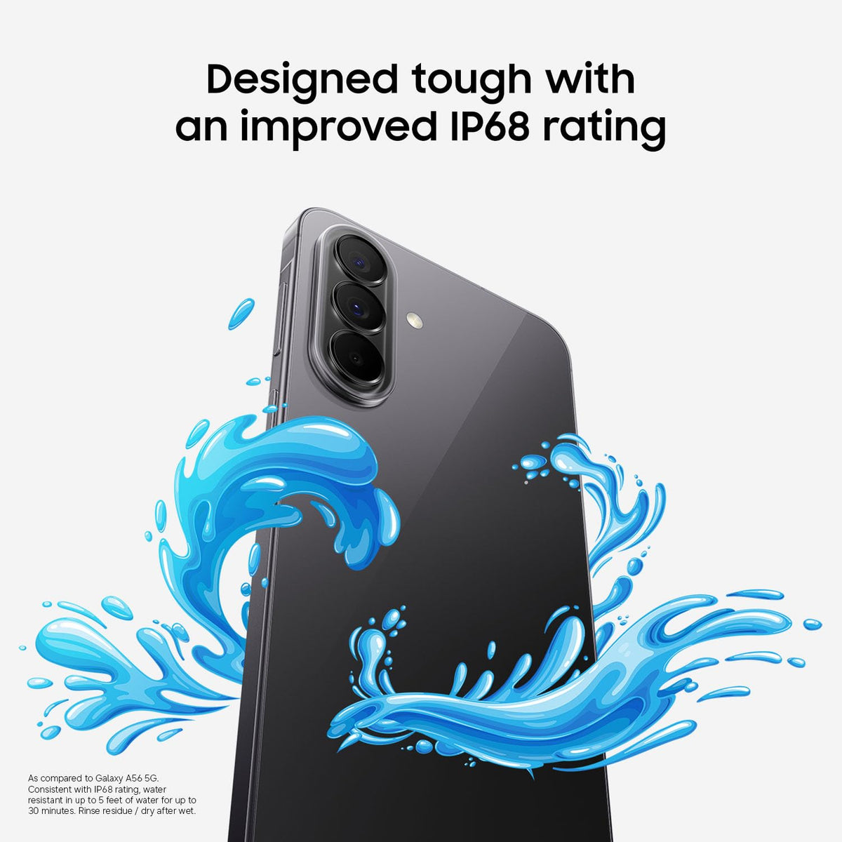 Unlocked Android Smartphone, 128GB, AMOLED Display, Triple Camera, IP68, 5000mAh Battery E36191