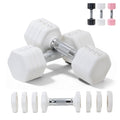 Adjustable Dumbbell Set of 2 Total 20 Lbs D2607