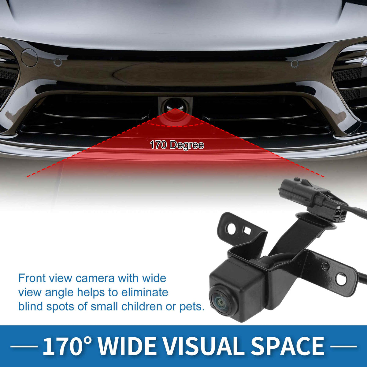 Front View Camera for Nissan Rogue 2017-2020 O610