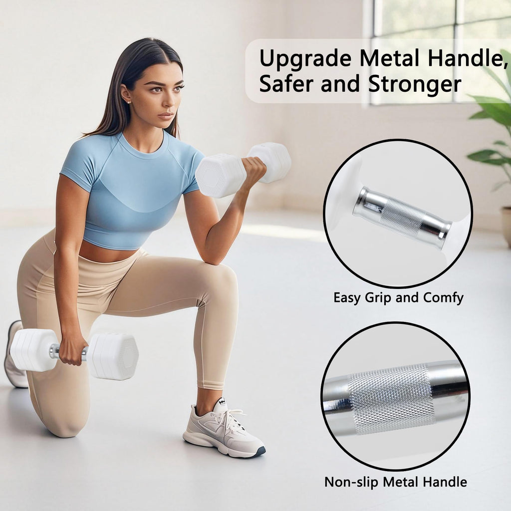 Adjustable Dumbbell Set of 2 Total 20 Lbs D2607