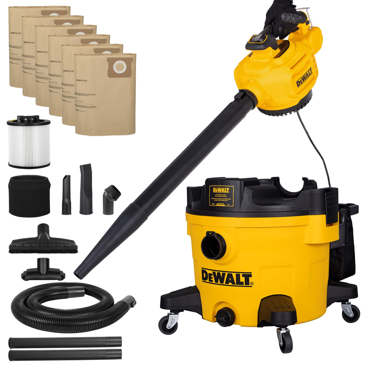 Shop Vacuum Wet and Dry 9 Gallon 5 HP with Detachable Blower P24558