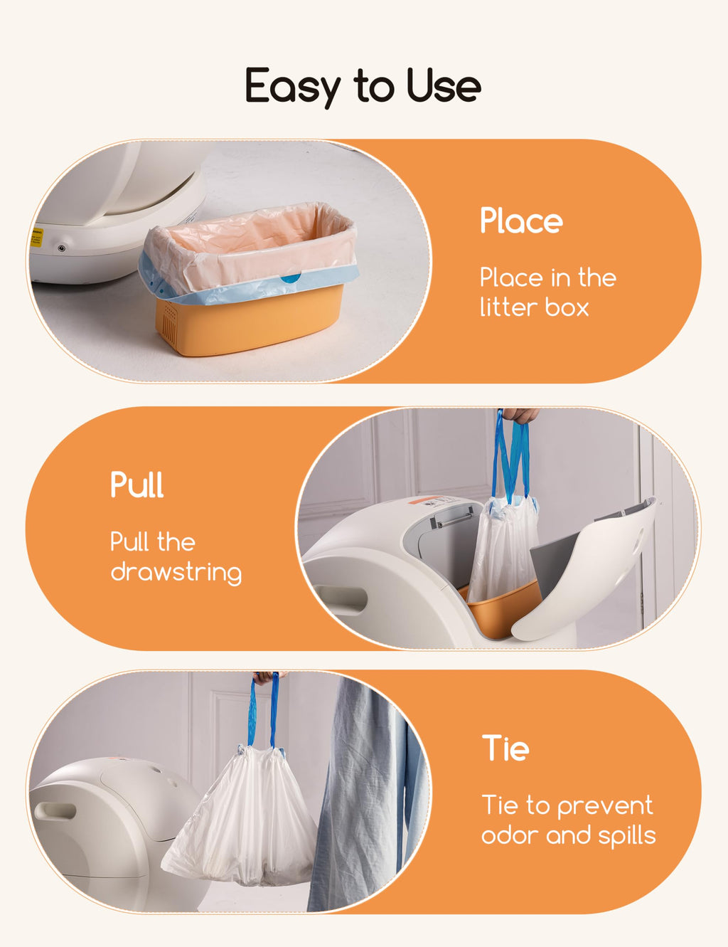 Cat Litter Box Liners Heavy Duty C793
