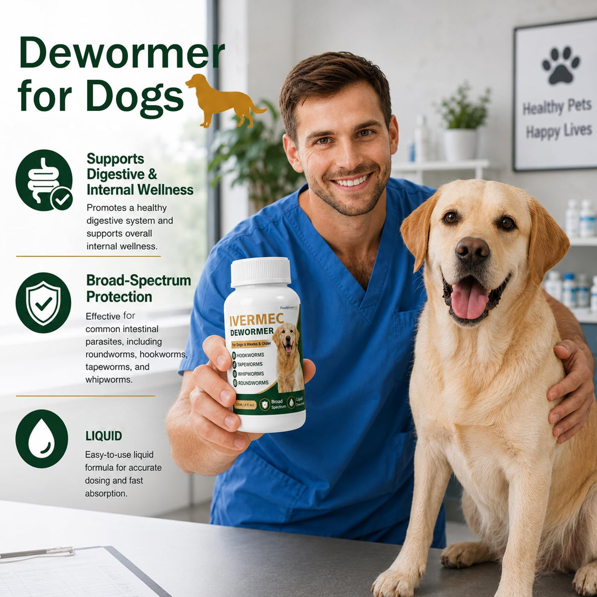 Broad Spectrum Dog Dewormer Z7317