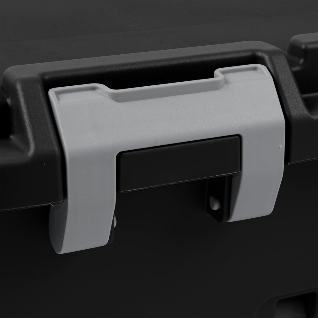 Black 22 Gal Wheeled Plastic Storage Trunk 2 Pack R849