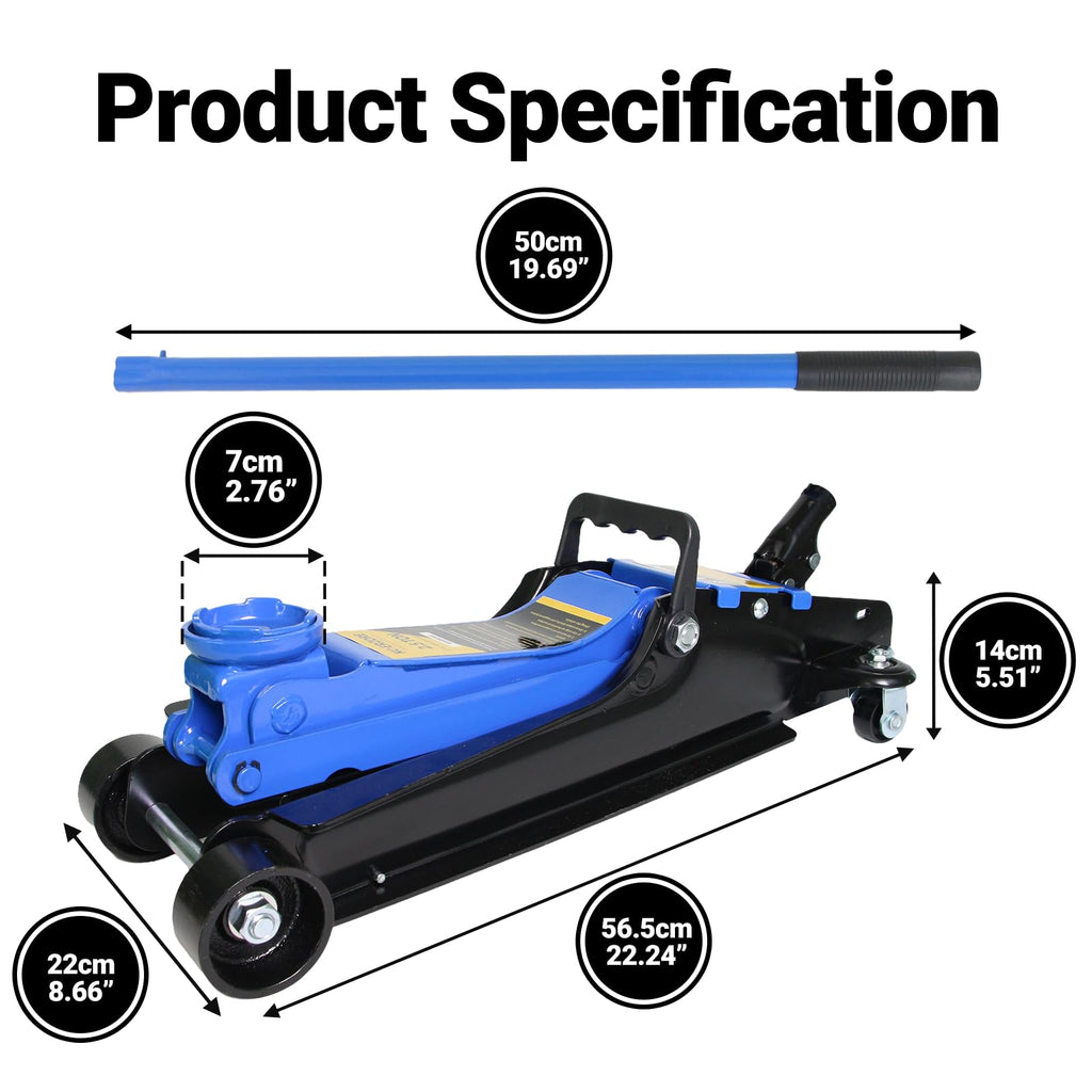 2.5 Ton Low Profile Hydraulic Floor Jack T862087