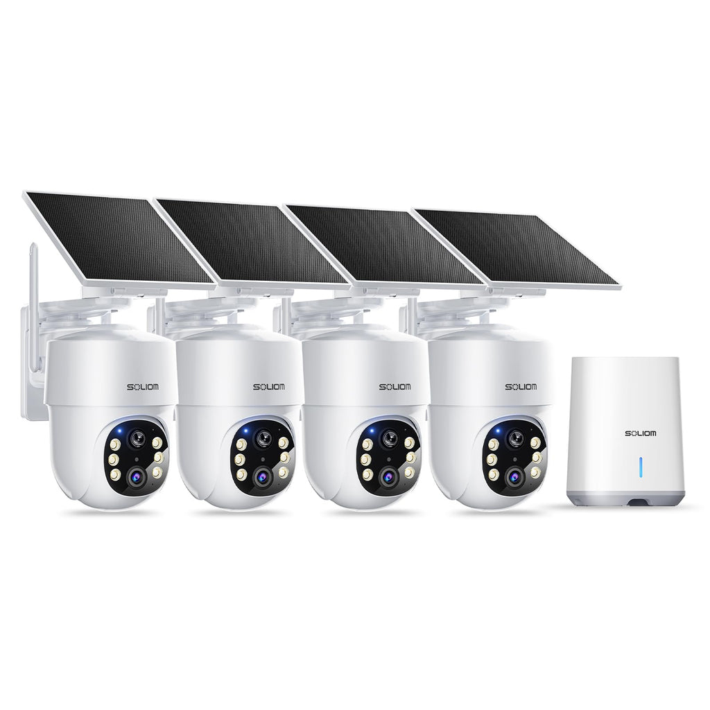 5MP Wireless Outdoor Security Cameras 4-Cam Kit X7857