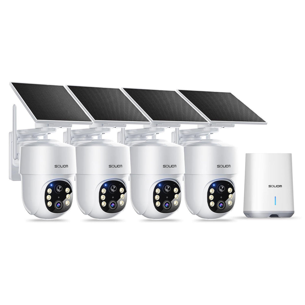 5MP Wireless Outdoor Security Cameras 4-Cam Kit X7857