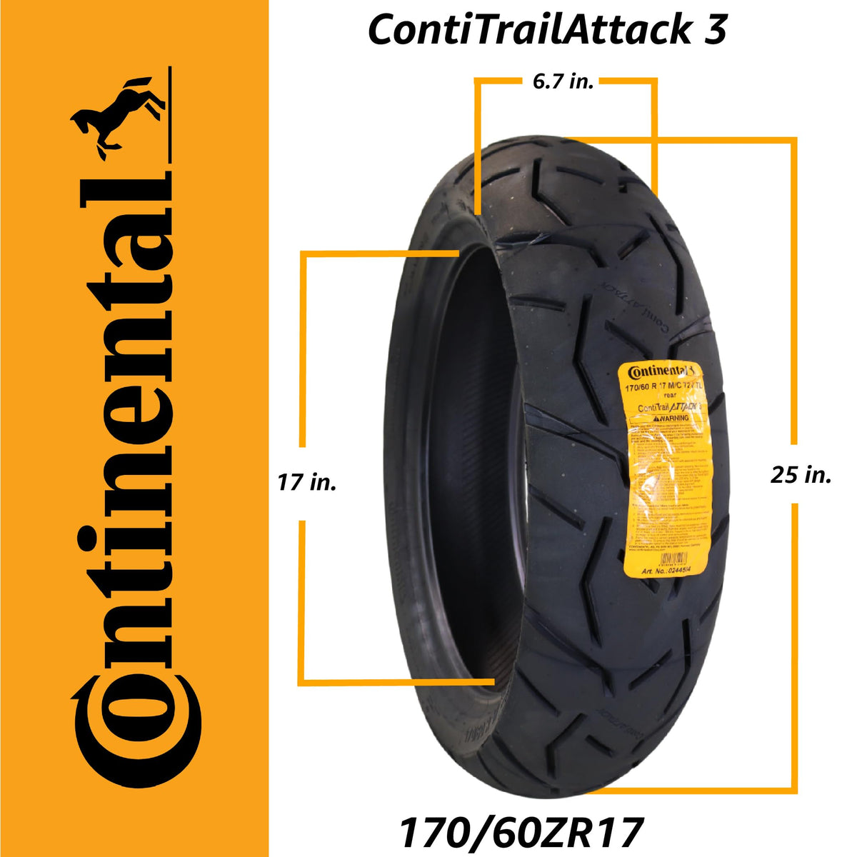 170/60R17 72V Motorcycle Tire O603