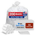 50 Gallon Heavy Duty Trash Bags T22370