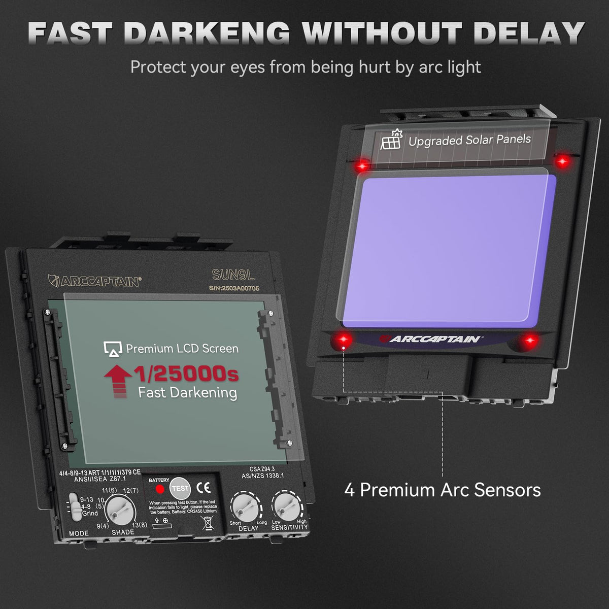 Auto Darkening Welding Helmet M1112