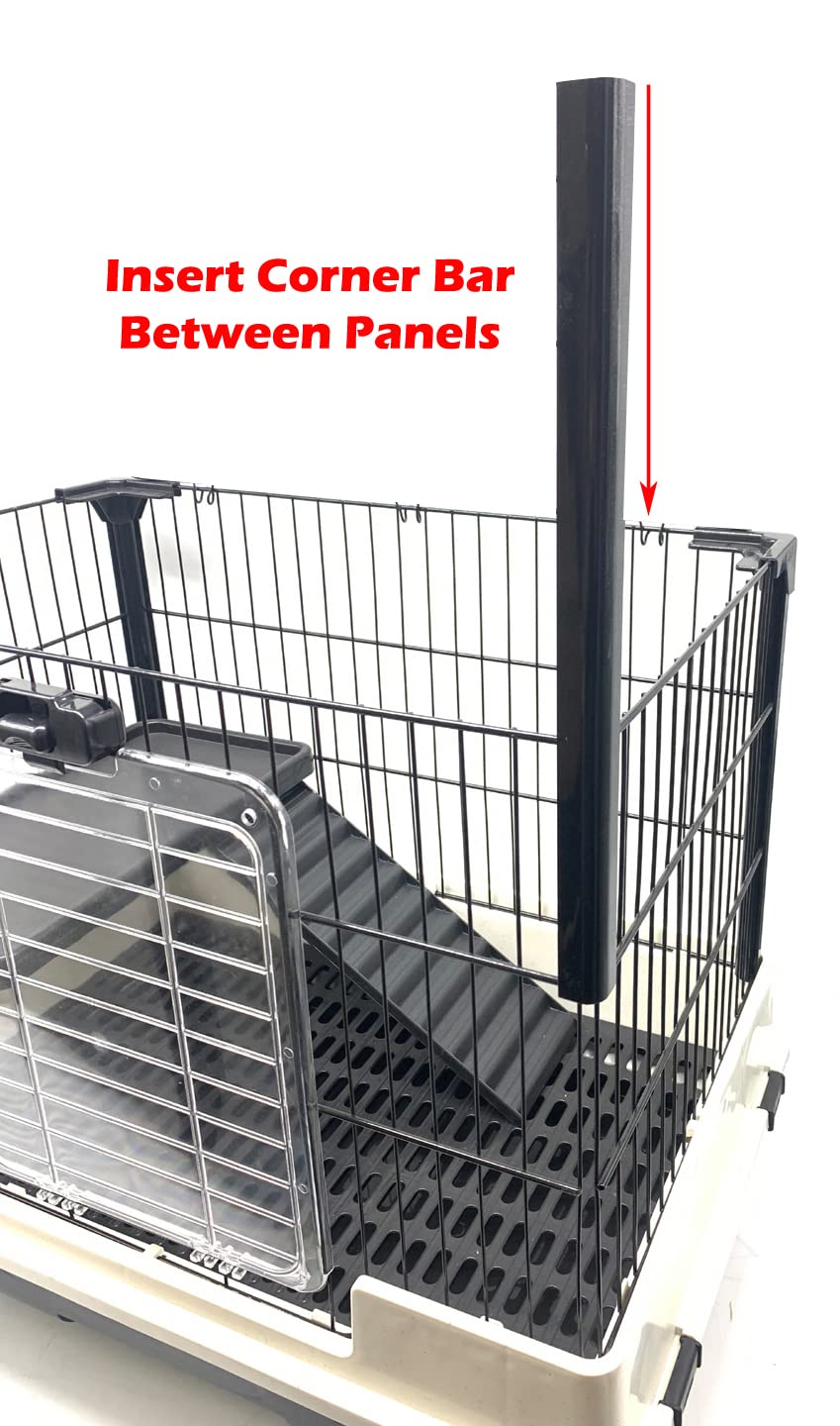 2-Level Rabbit Hutch Guinea Pigs Cage W1162