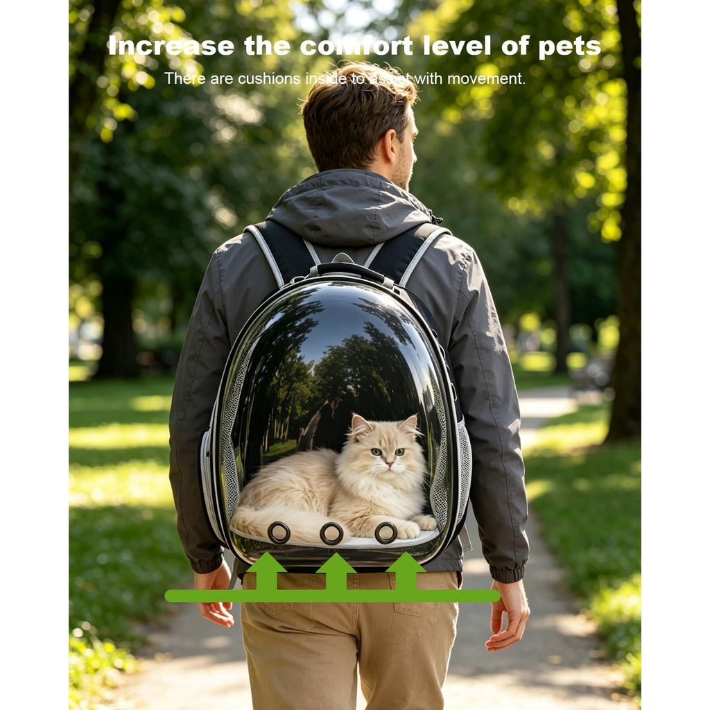 Expandable Pet Backpack Cats Dogs Carrier Bag Y9172