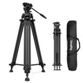 Carbon Fiber Heavy Duty Video Tripod with Fluid Head G79882