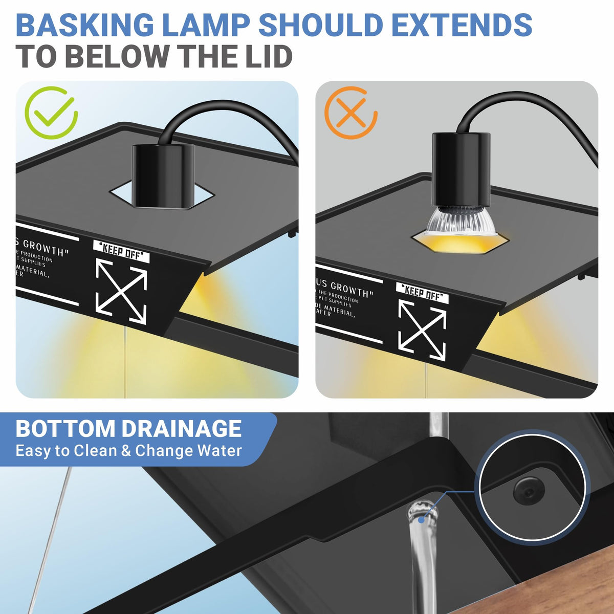 Aquatic Turtle Tank with Lamp and Filter Kit S7304