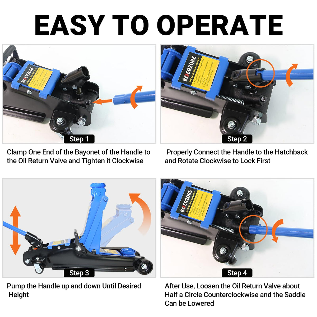 2.5 Ton Low Profile Hydraulic Floor Jack T862087