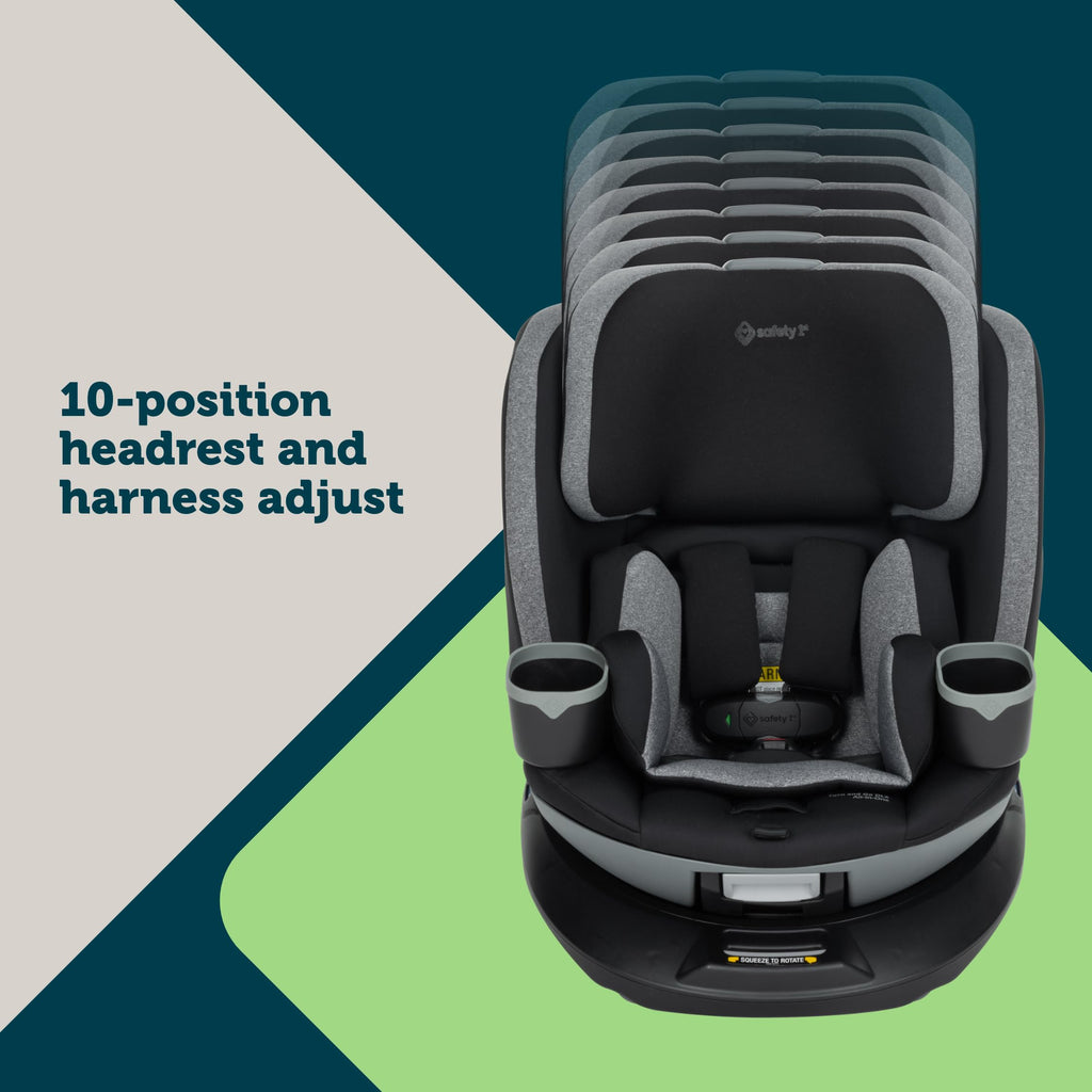 Rotating All-in-One Convertible Car Seat Y85632