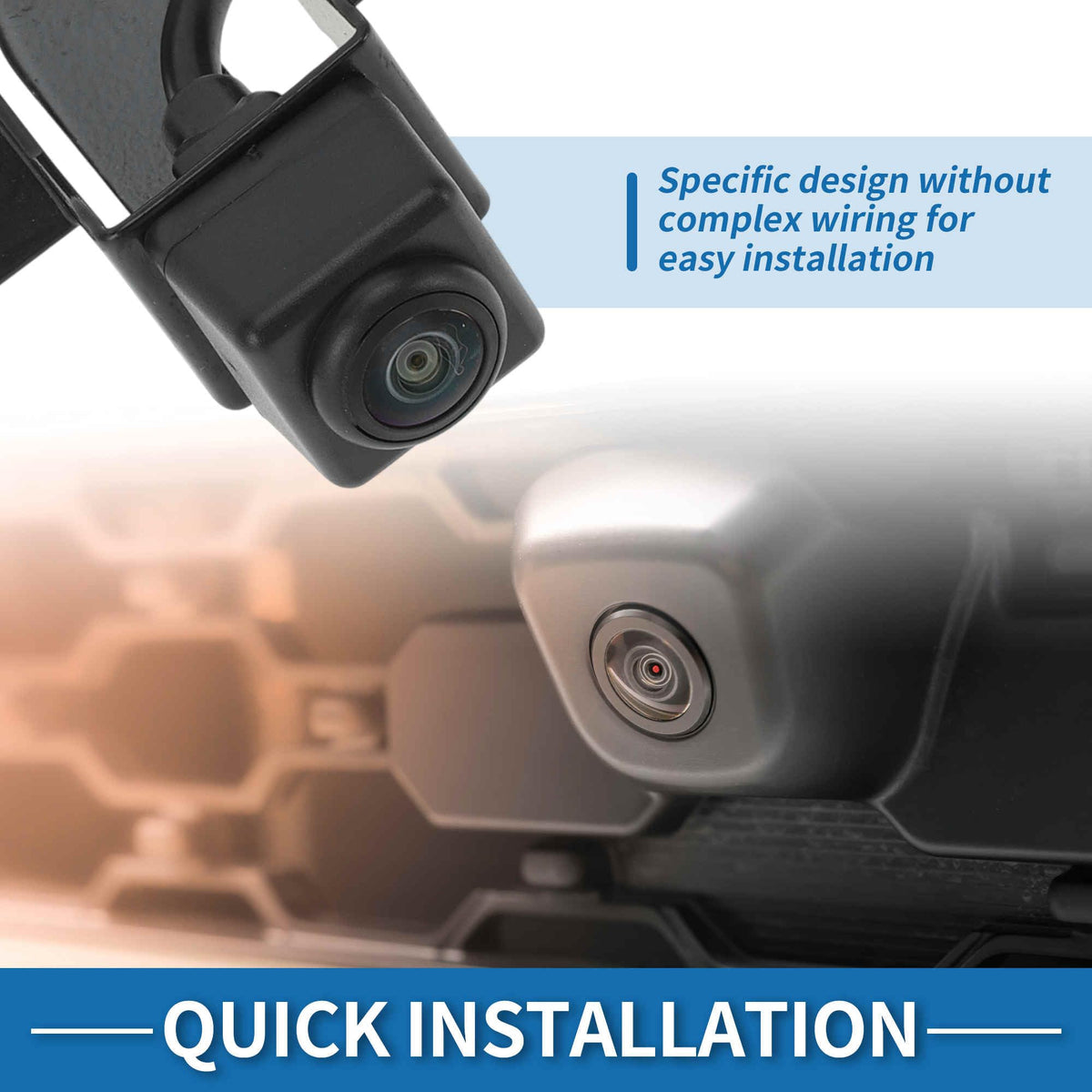 Front View Camera for Nissan Rogue 2017-2020 O610