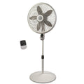 Adjustable 3 Speed 18" White Pedestal Fan U91887