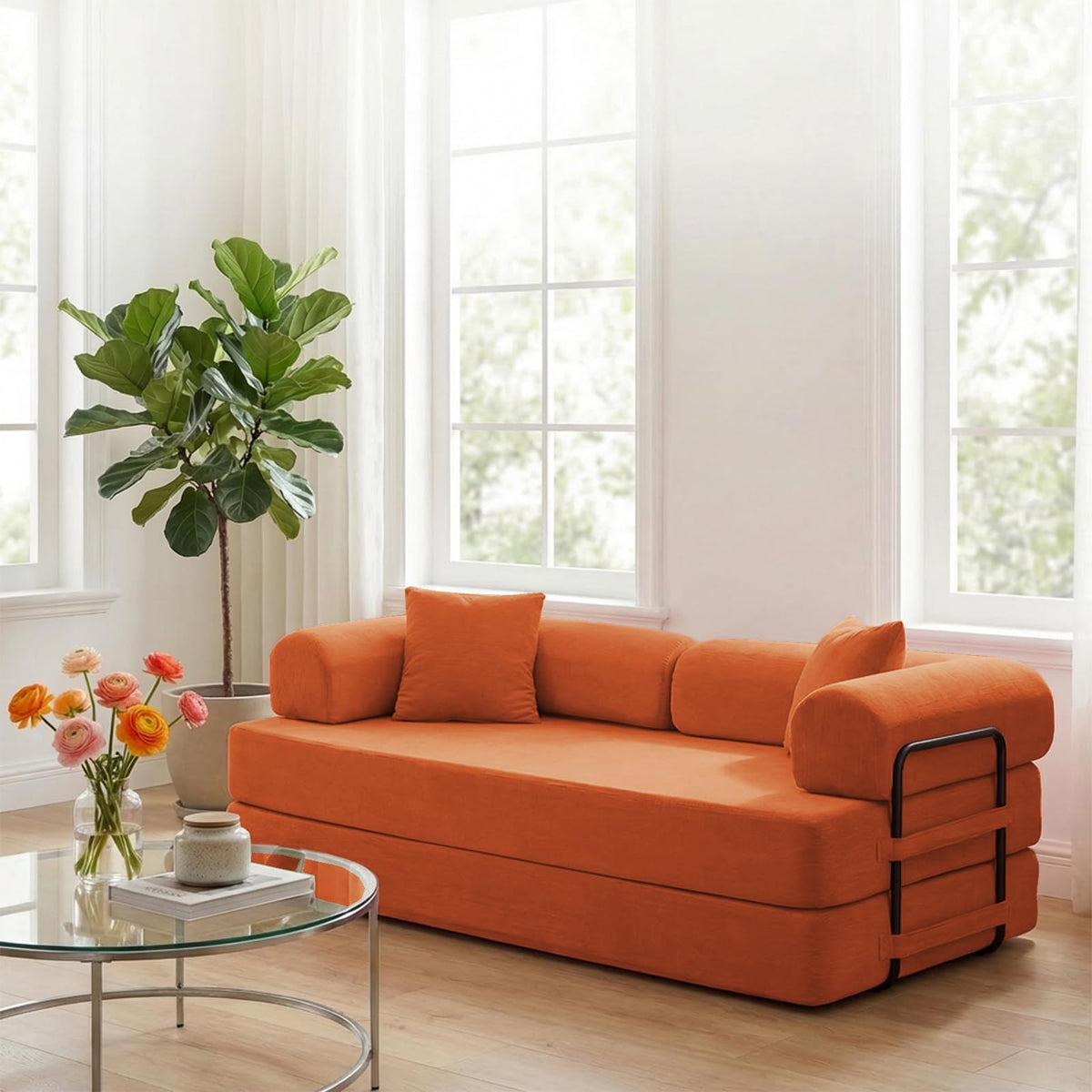 4-in-1 King Convertible Floor Sofa Bed L6675