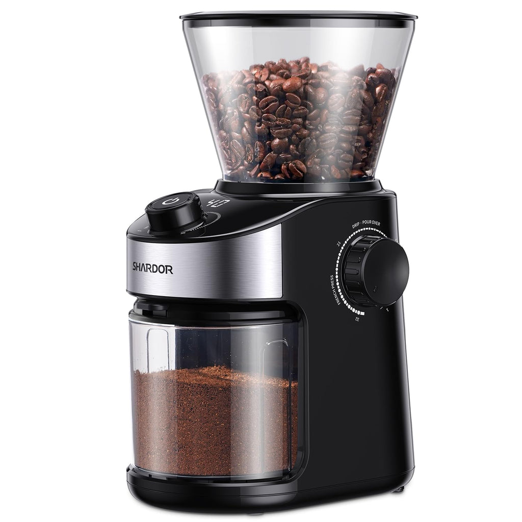 Electric Burr Coffee Grinder with 32 Grinding Sizes E10534