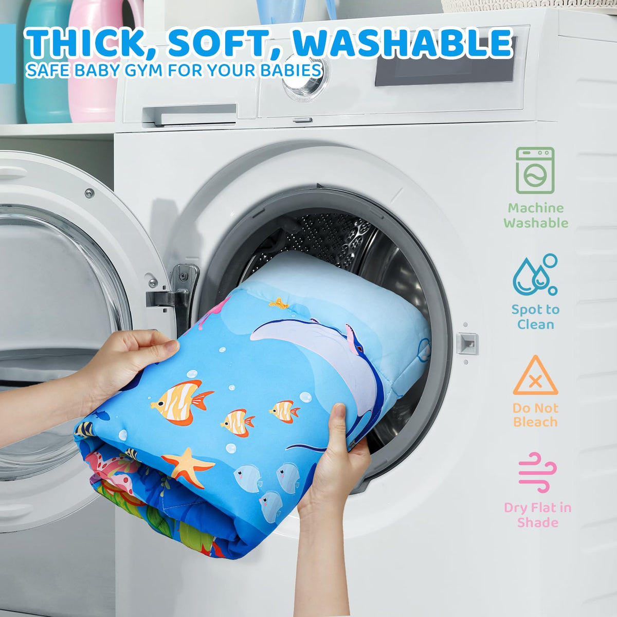 8-in-1 Washable Baby Gym Play Mat & Ball Pit X813