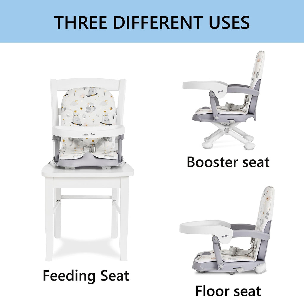 Booster Seat for Babies 6–36 Months, 3-in-1 Adjustable Portable E463
