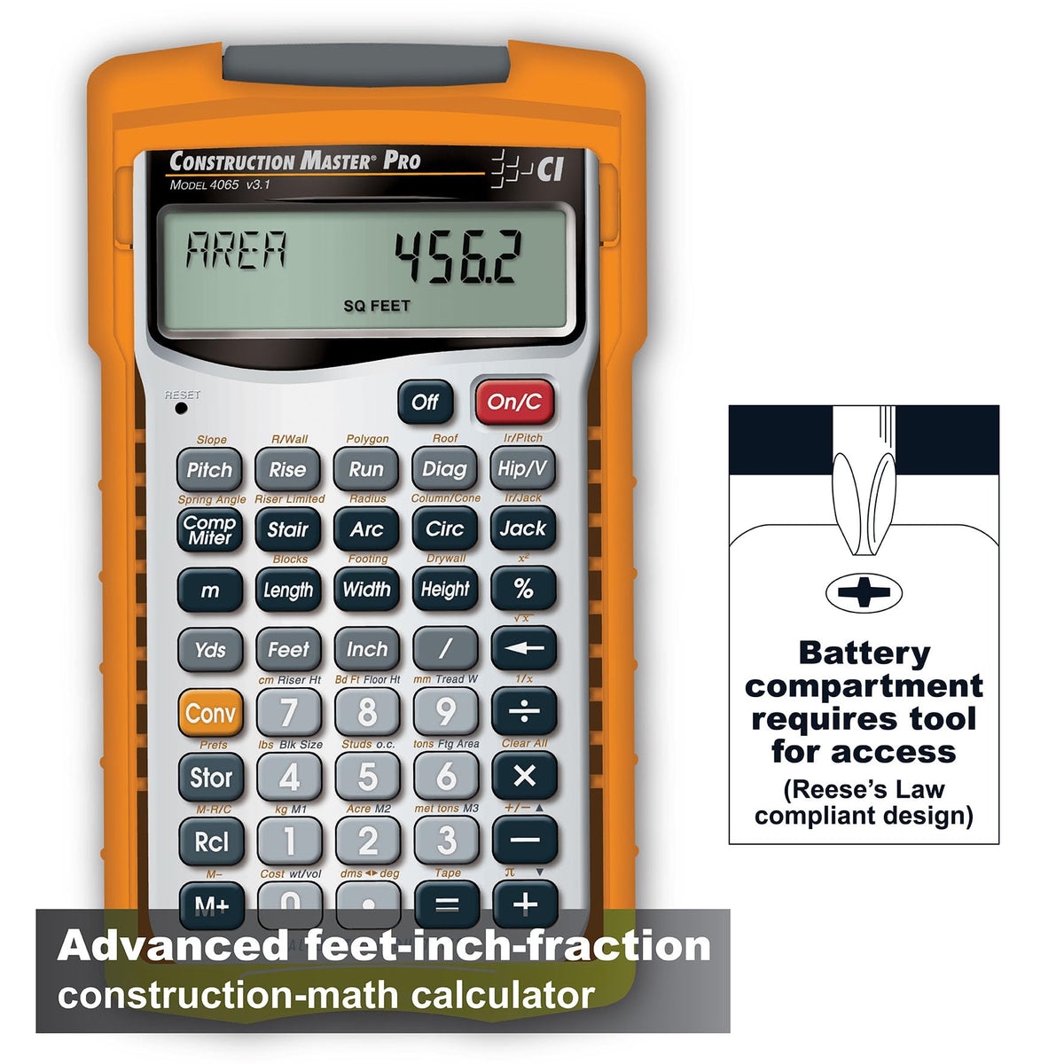 Construction Master Pro Calculator Y623