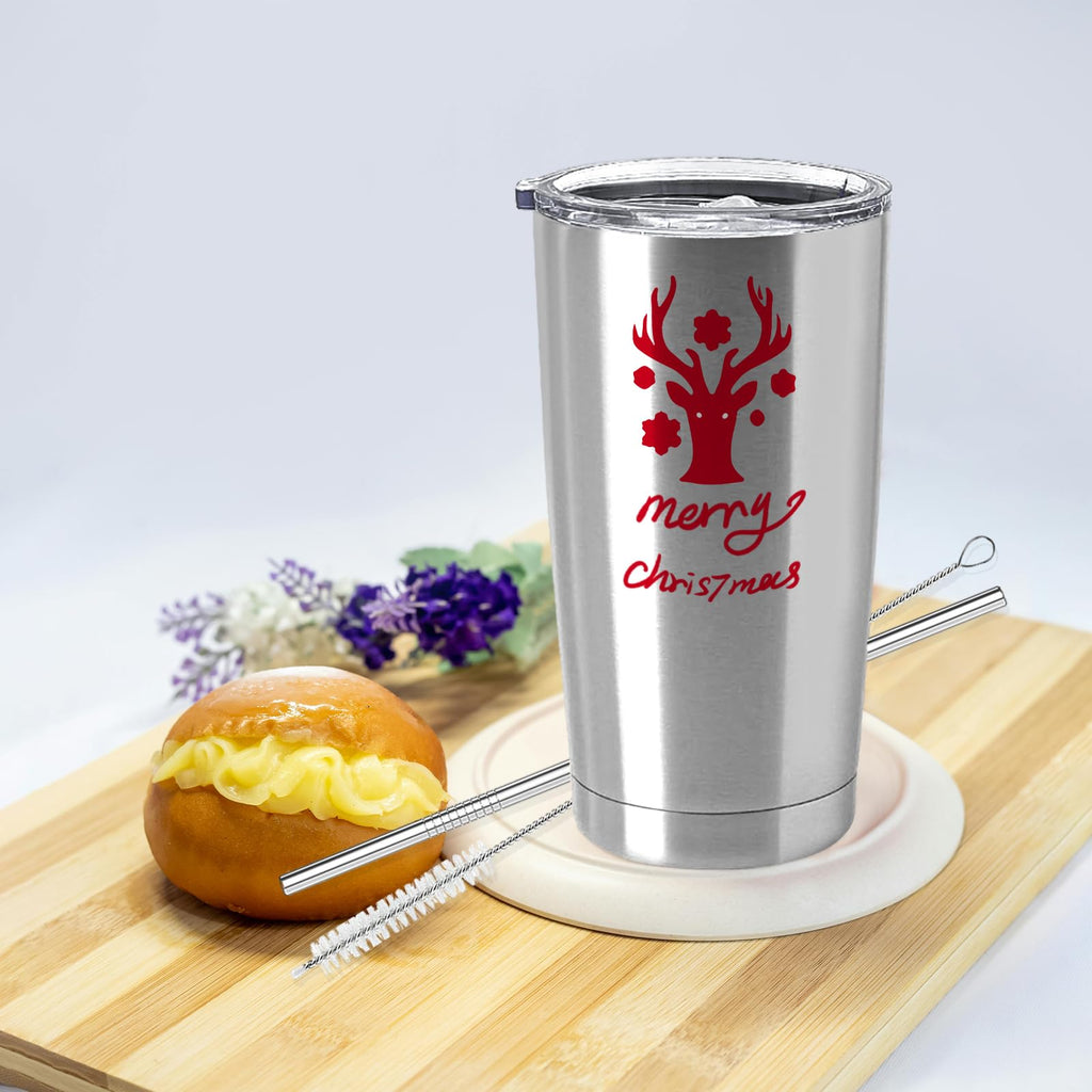 12 Pack Insulated Stainless Steel Tumbler with Lid and Straw Q688