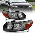 Black 2 Door Headlights Pair A858578