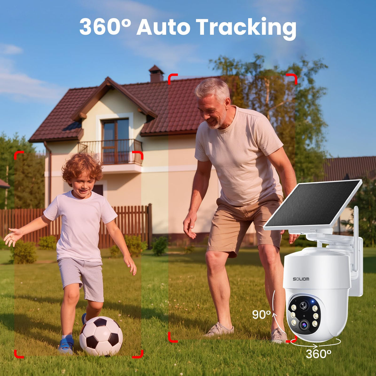 5MP Wireless Outdoor Security Cameras 4-Cam Kit X7857