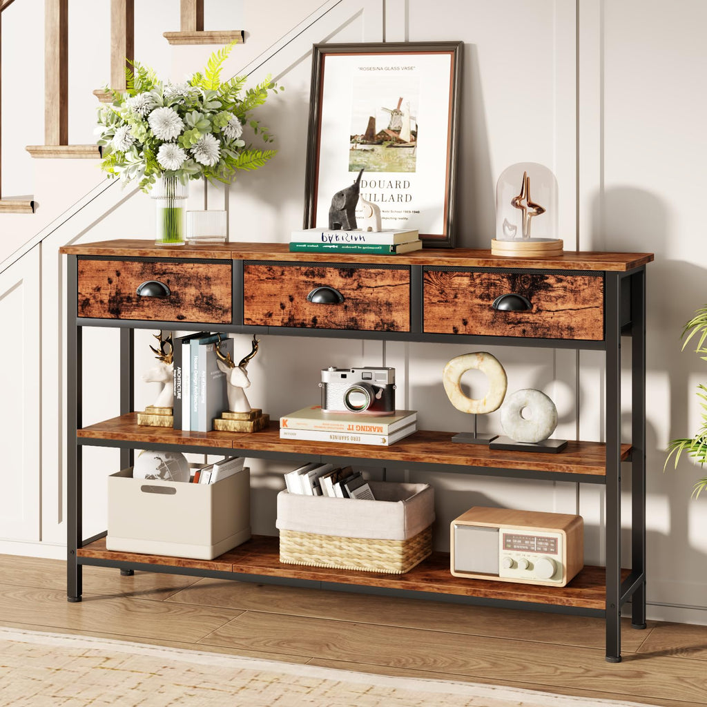 47" Console Table with 3 Drawers K6237