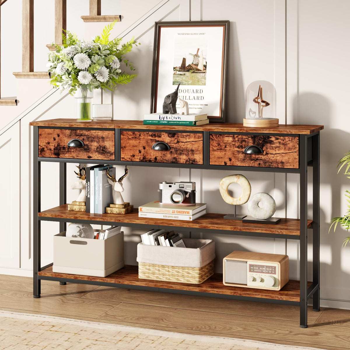 47" Console Table with 3 Drawers K6237