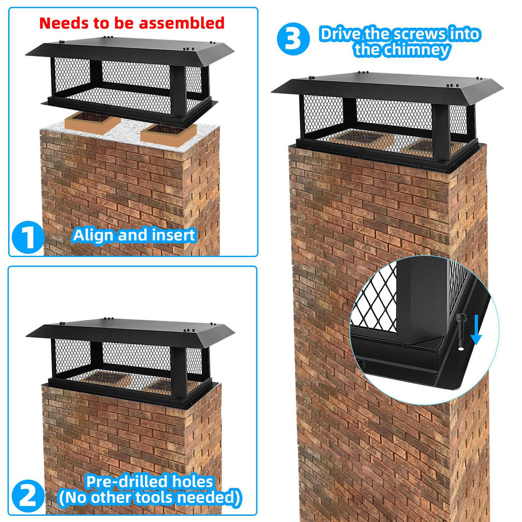 17" x 41" Chimney Cap M95061