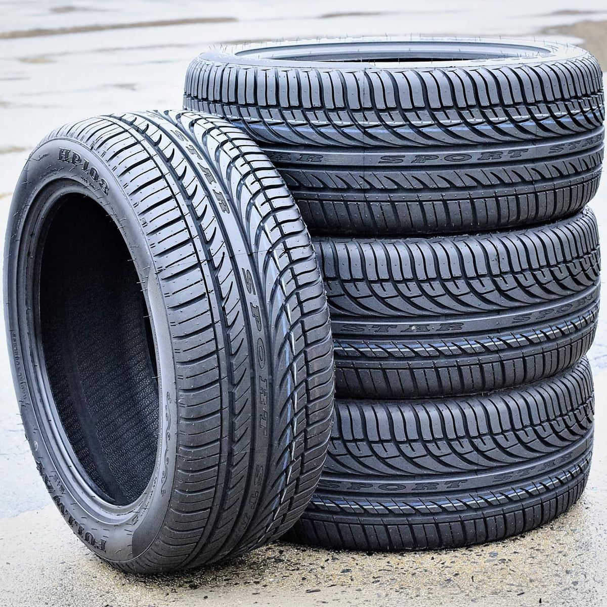 Set of 4 All-Season Passenger Car Performance Radial Tires 195/65R15 91H Q5706