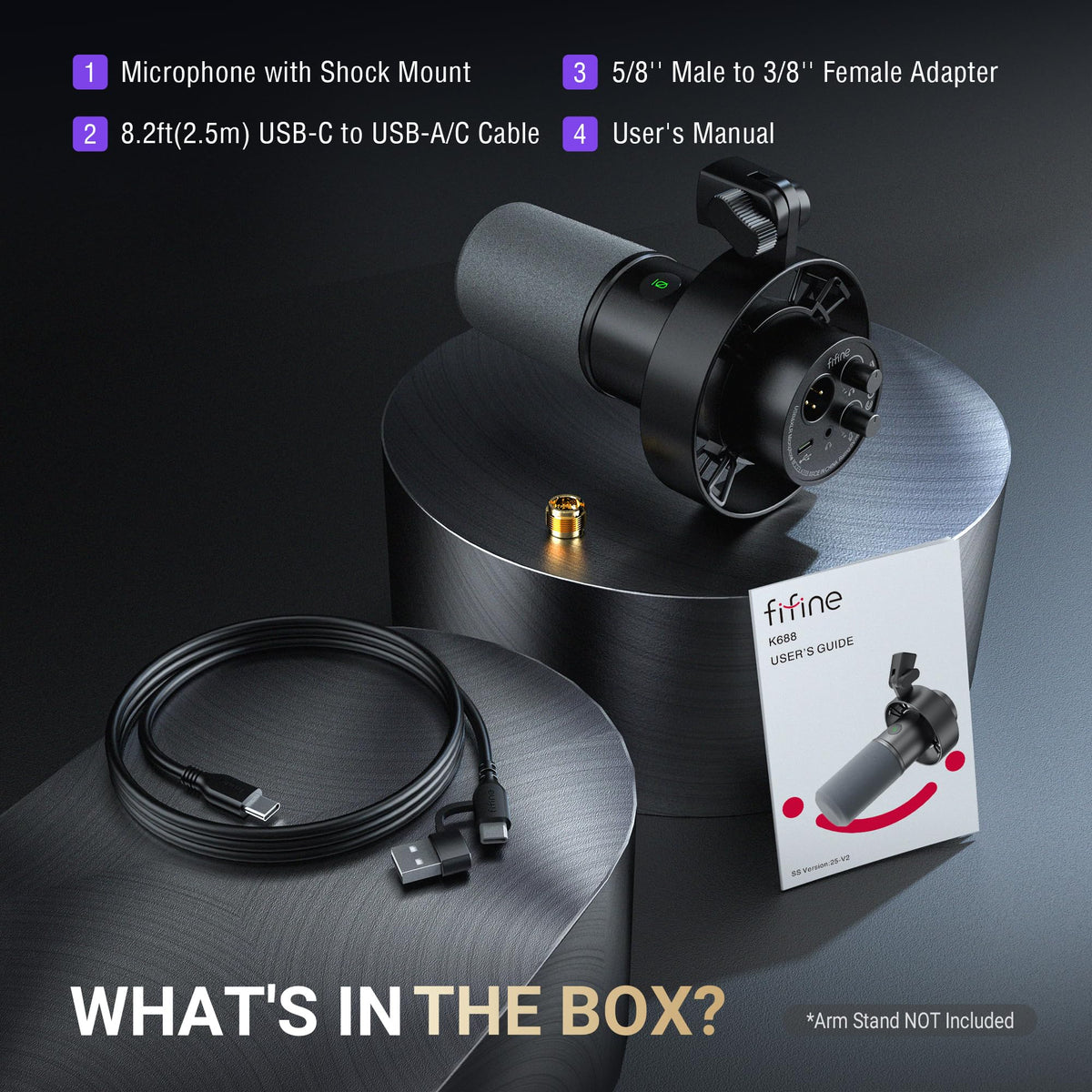Dynamic XLR USB Microphone D627