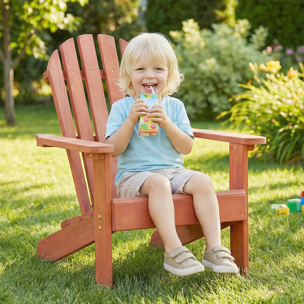 Kids Outdoor Wooden Adirondack Chair O6683